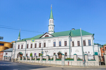 Galeevskaya (Galiev) mosque in Kazan, Russia. One of the oldest mosques in the city, built in 1798-1801