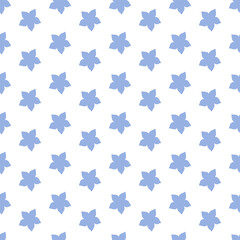 Flower seamless pattern. Hand drawn silhouette flowers textures. Cute patterns. elegant template. Simple universal background.