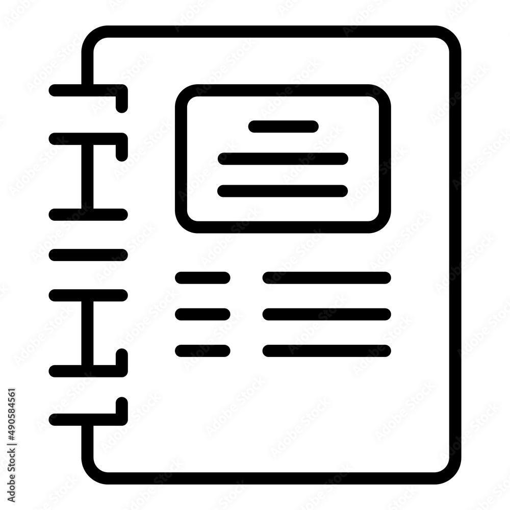 Poster notebook workflow icon outline vector. arrow progress. manager teamwork