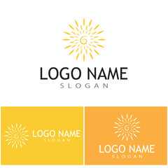 Sun Vector illustration Icon Logo Template design