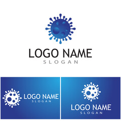 Bacterial Logo Template vector symbol nature