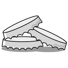 Isolated group of bottle caps Icon Vector illustration