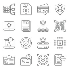 Pack of Security  And Protection Icons
