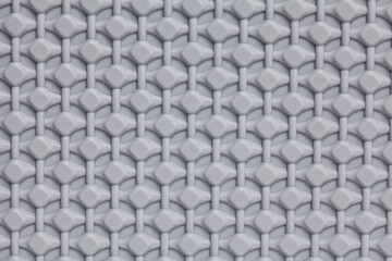 Grey eco-friendly plastic material background and texture