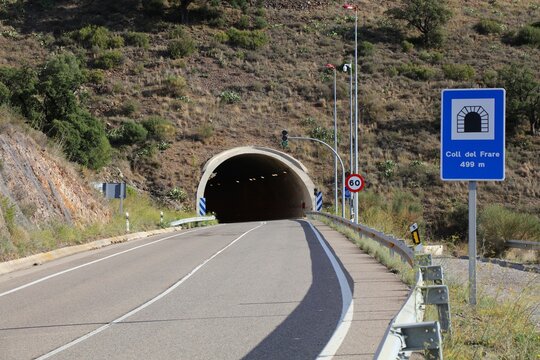 Road tunnel in Spain