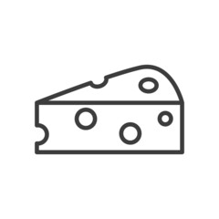 Cheese Simple food icon in trendy style isolated on white background for web apps and mobile concept. Illustration