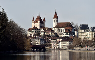thun old city in the swiss