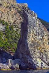 rocks and sea near Balaklava