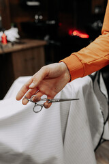 Barber shop tools and work process