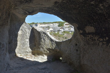 Eski-Kermen is a medieval fortress-city located in  Crimean peninsula