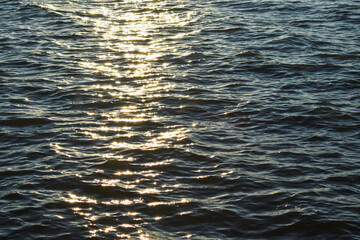 River surface with ripples