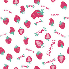 Strawberry Patterns, Red strawberry, Strawberry Backgrounds, Strawberry Love Card