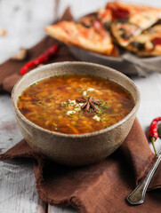 Soup bowl vegetarian vegetable healthy dinner Italian cuisine minestrone 