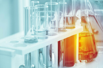 Test tube : Research in Liquid Chemical Storage in Laboratory