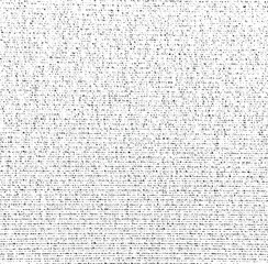 Rich, heavy fabric texture. Vector texture of weaving cloth. Grunge background. Abstract halftone vector illustration. Overlay for interesting effect and depth. Black isolated on white background.