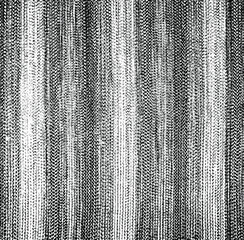 Rich, heavy fabric texture. Vector texture of weaving cloth. Grunge background. Abstract halftone vector illustration. Overlay for interesting effect and depth. Black isolated on white background.