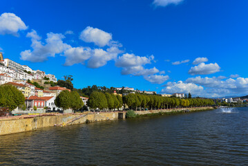 Obraz premium Rio Mondego in Coimbra, Portugal 