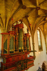 Schwalbennestorgel Klosterkirche Santa Cruz (Coimbra), Portugal