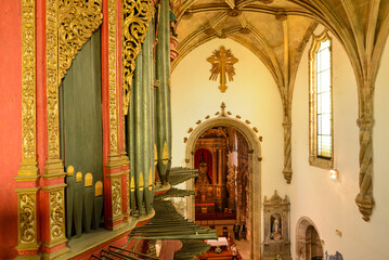 Schwalbennestorgel Klosterkirche Santa Cruz (Coimbra), Portugal