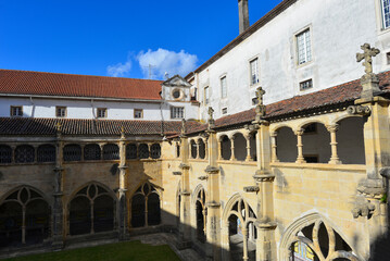 Kreuzgang Kloster Santa Cruz in Coimbra, Portugal