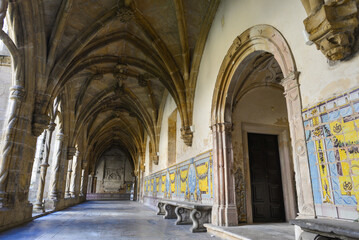 Obraz premium Kreuzgang Kloster Santa Cruz in Coimbra, Portugal