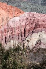 Paisaje. Destinos turísticos. Cerro de los siete colores. Purmamarca. Jujuy