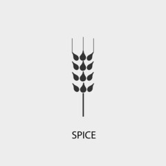 Spice vector icon illustration sign