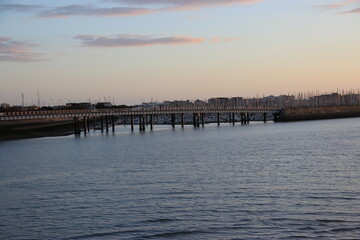 Fototapeta premium Passerelle Nelson Mandella, la Rochelle