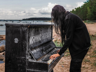 person with suitcase