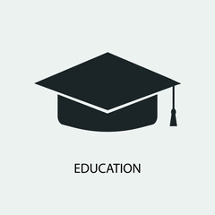 Education vector icon illustration sign