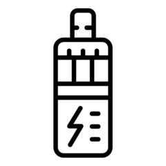 Electric atomizer icon outline vector. Electronic vape. Smoke e cig