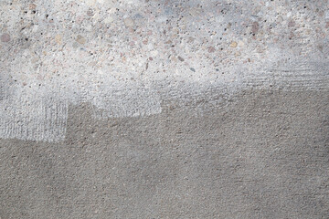 Real Rough Grey Grunge Concrete Rock Wall Backdrop Texture with Gravel