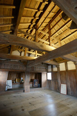 備中松山城　天守閣の内部　岡山県高梁市