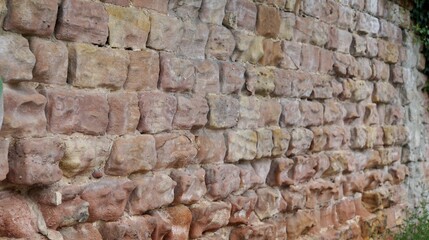 alte Sandsteinmauer