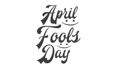 April Fool's Day. Practical jokes theme template for banner, card, poster, background.