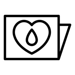 Health control icon outline vector. Passport vaccine. Digital pass