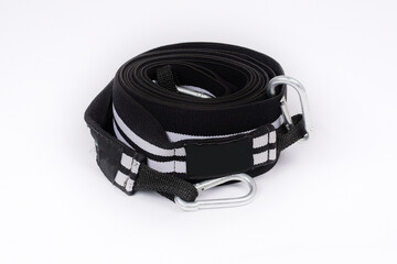 tape used for physical exercises isolated on white background