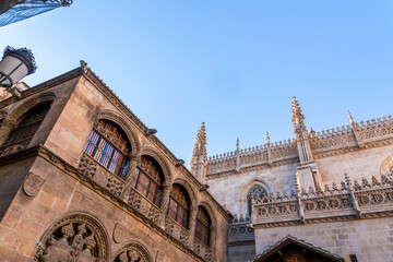 Fototapeta na wymiar Granada Cathedral in Granada, Andalusia, Spain