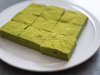 手づくりの抹茶生チョコレート