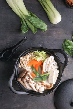 Miso Hot Pot, vegan miso nabe ingredients