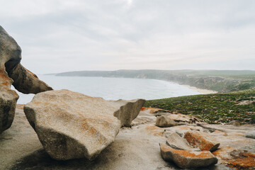 Remarkable rocks of coastline on Kangaroo island, South australia