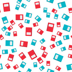 seamless pattern. Abstract Illustration Back to School Poster Background.