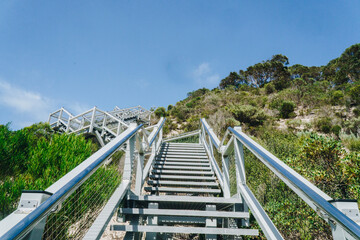 Stairs up to Mt Thisby lookout on Kangaroo island in South Australia