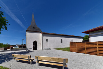 Frankreich - Vielle-Saint-Girons - Eglise Saint-Jean de Vielle