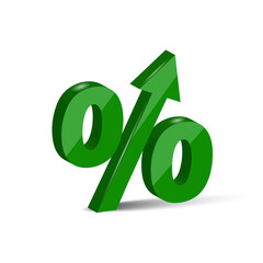 Percent sign. Percentage, discount, sale, promotion concept. Business economy symbol. Vector illustration. stock image.