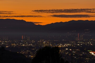 Fototapeta premium Above the Westside, Los Angeles