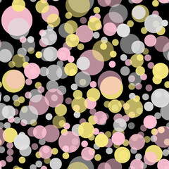 Colorful seamless pattern background with dots. Illustration.