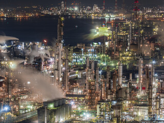 Fototapeta premium 工場夜景