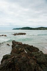 Fototapeta na wymiar Beautiful landscape around Langs beach in Northland, New Zealand.