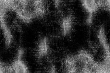 Black and white color abstract grunge textured old concrete wall surface for background